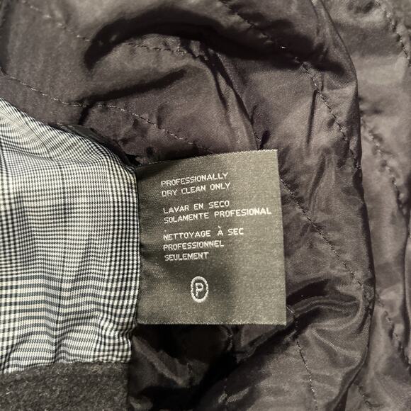 Kenneth Cole Reaction Men's Gray Double Breast Wool Blend Pea Coat - Size XL - Picture 7 of 12